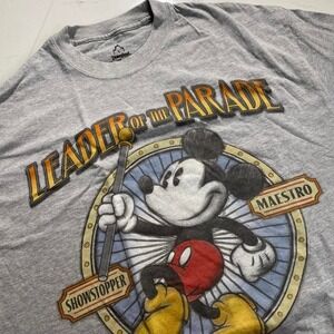 Disneyland Mickey Mouse Leader of the Parade T Shirt Large Disney Parks